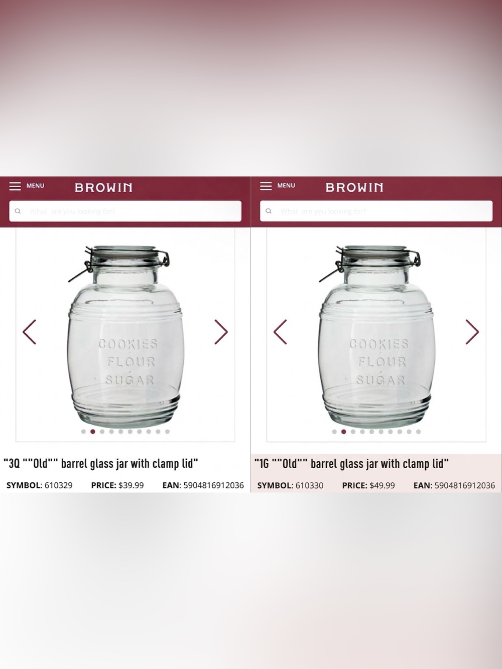 🫙Vintage Glass Pantry Canister Jars — 3 QT & 4 QT🫙 - Picture 5 of 12